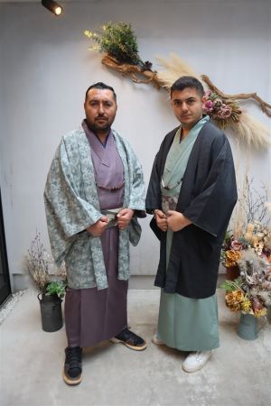 男性着物