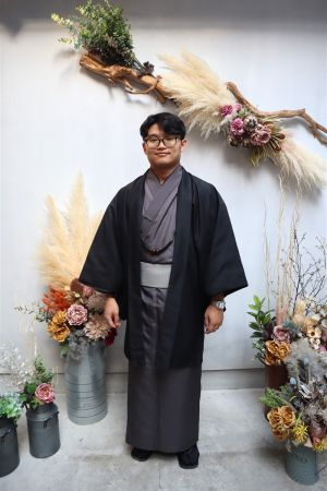 男性着物