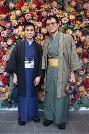 男性着物