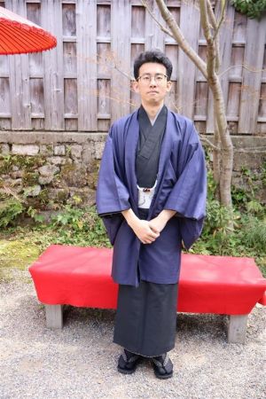 男性着物
