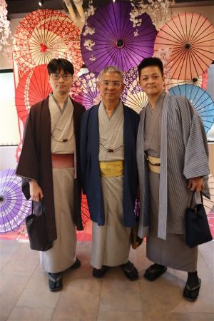 男性着物