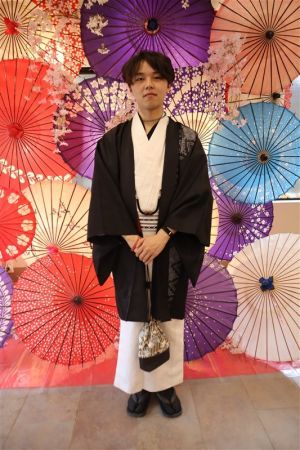 男性着物
