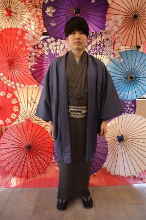 男性着物