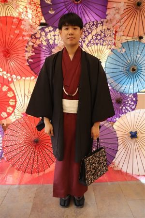 男性着物
