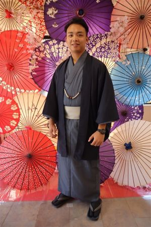 男性着物
