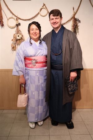 男性着物