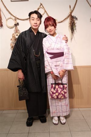 男性着物