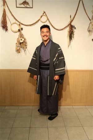 男性着物