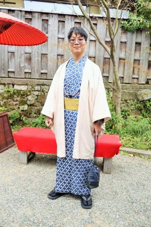 男性着物
