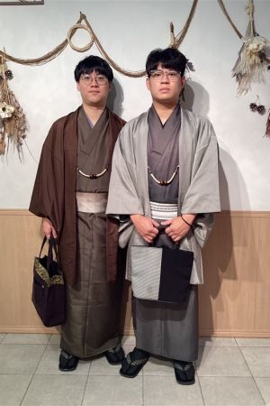 男性着物