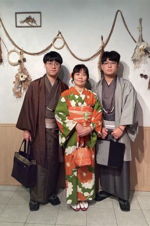 男性着物
