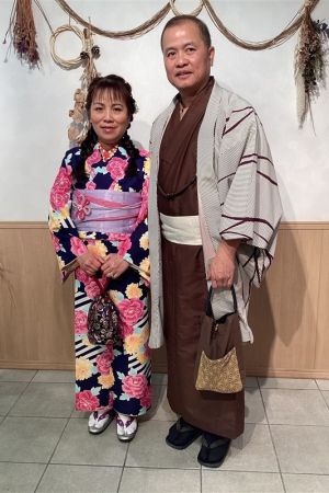 男性着物