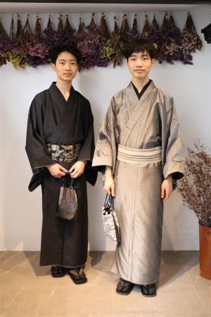 男性着物