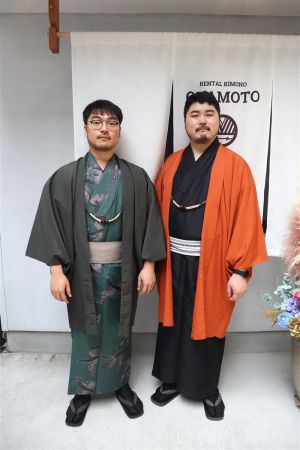 男性着物