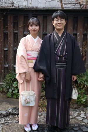 男性着物