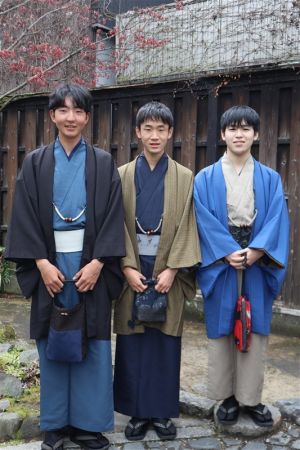 男性着物
