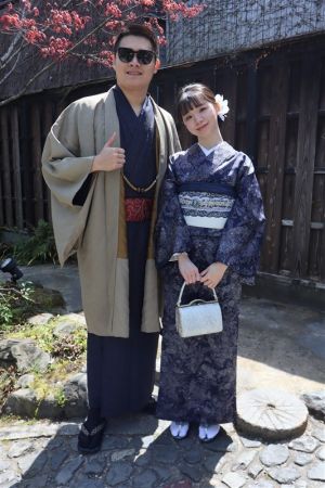 男性着物