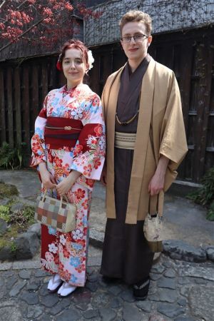 男性着物