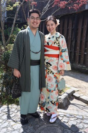 男性着物