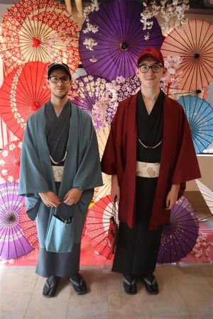 男性着物