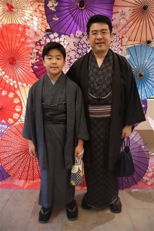 男性着物