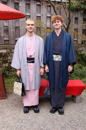 男性着物