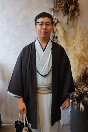 男性着物