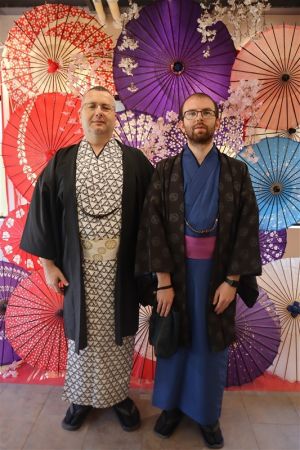 男性着物