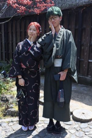 男性着物