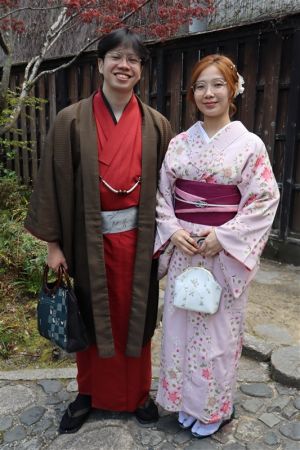 男性着物