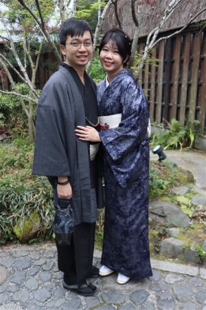 男性着物
