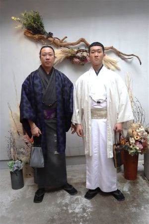 男性着物