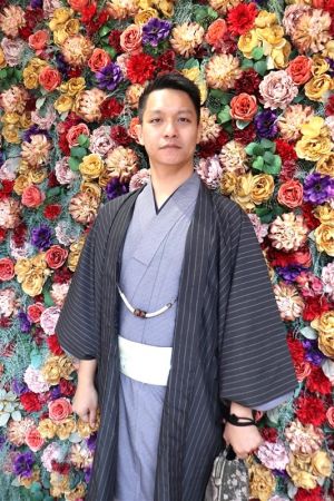 男性着物