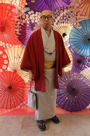 男性着物