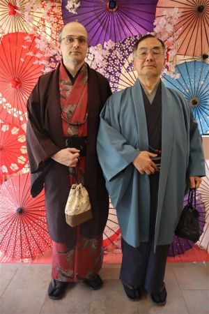 男性着物