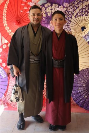 男性着物