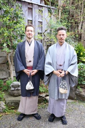 男性着物