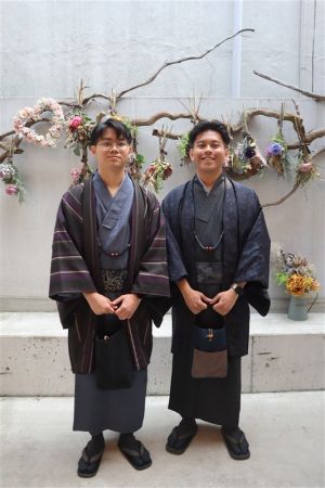 男性着物