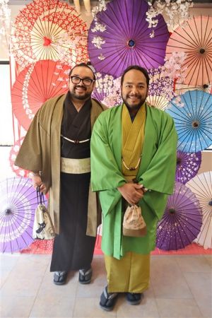 男性着物