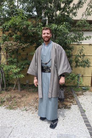 男性着物