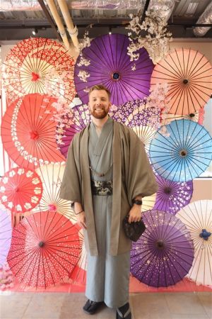 男性着物