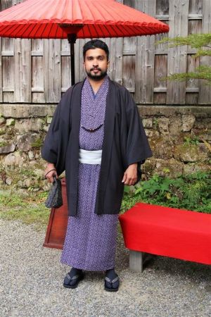 男性着物