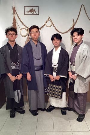 男性着物