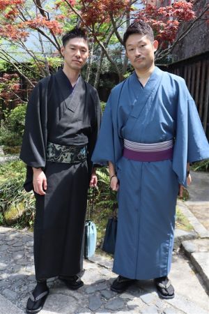 男性着物