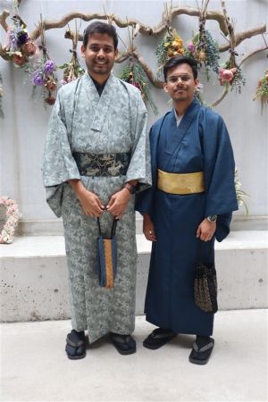 男性着物