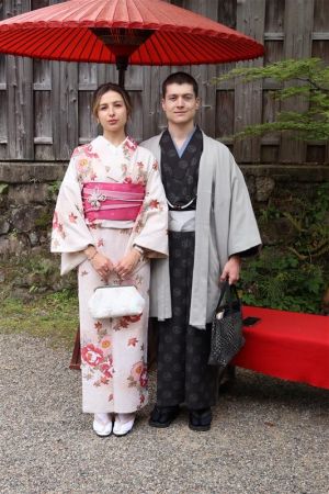 男性着物