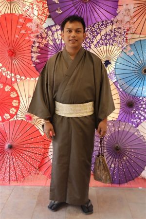 男性着物