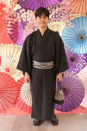男性着物