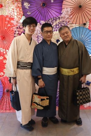 男性着物