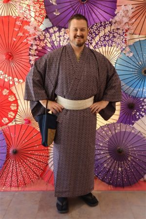 男性着物